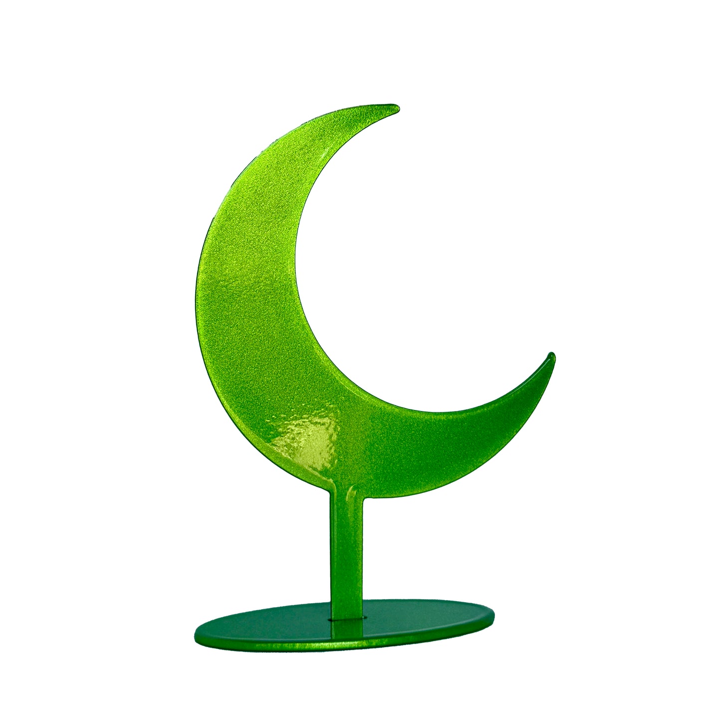 Handmade Metal Moon Symbol Statue – Celestial Sculpture of Intuition & Reflection