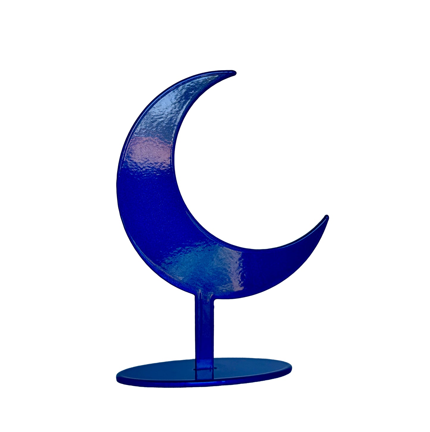 Handmade Metal Moon Symbol Statue – Celestial Sculpture of Intuition & Reflection