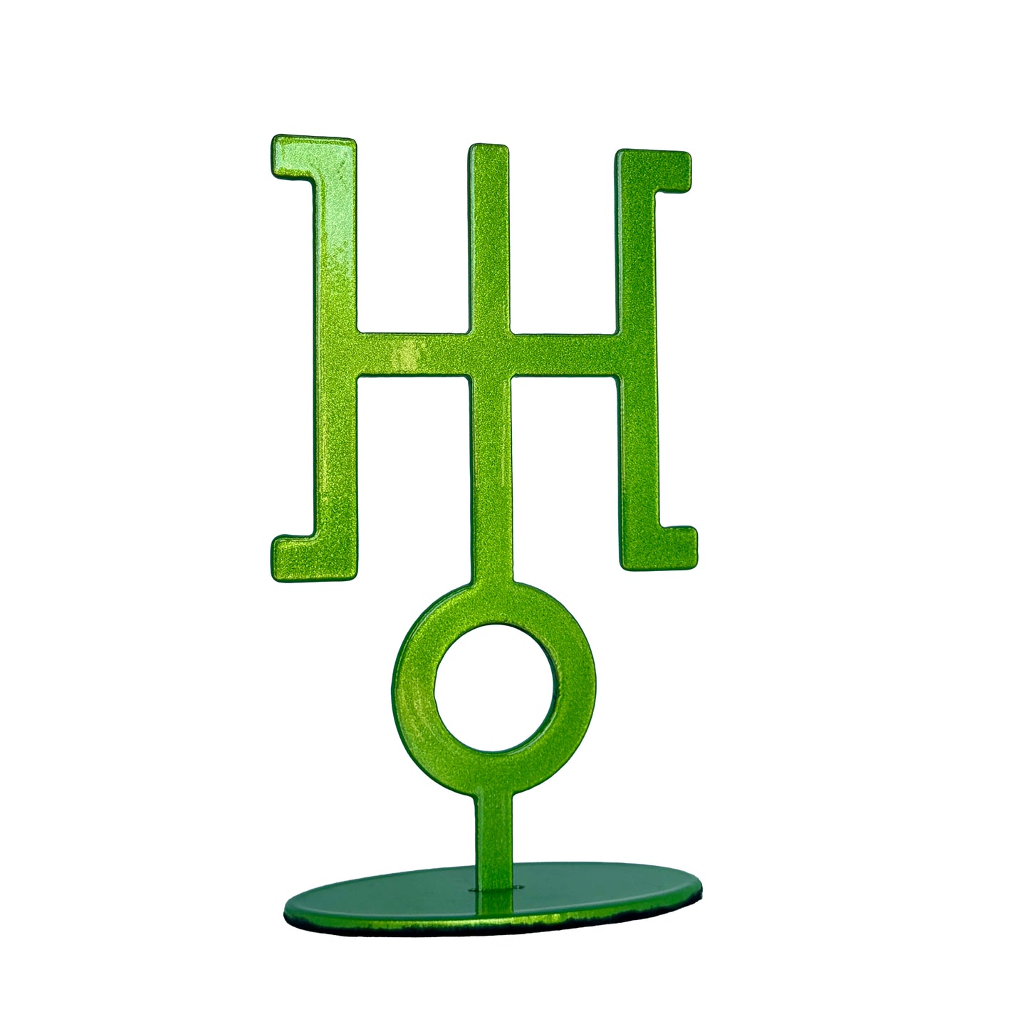 Handmade Metal Uranus Symbol Statue – Celestial Sculpture of Change & Innovation