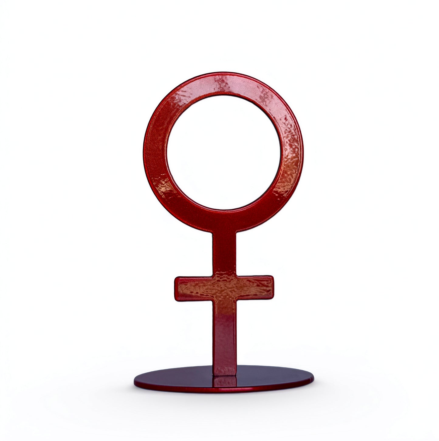 Handmade Metal Venus Symbol Statue – Celestial Sculpture of Love & Beauty