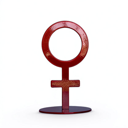 Handmade Metal Venus Symbol Statue – Celestial Sculpture of Love & Beauty