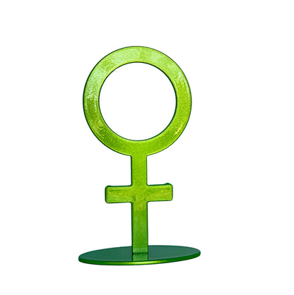 Green Venus on white