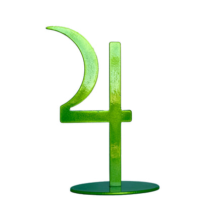 Jupiter, green on white