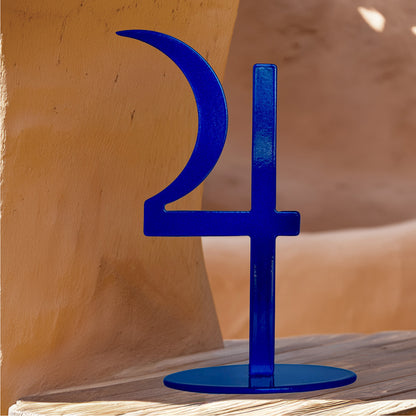 Handmade Metal Jupiter Symbol Statue – Celestial Sculpture of Growth & Expansion